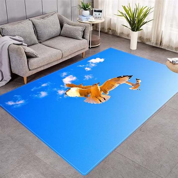 3D Printed Carpe for Living Rooms Area Rugs Hallway Anti-Slip Bedroom Mat Decor Doormat En