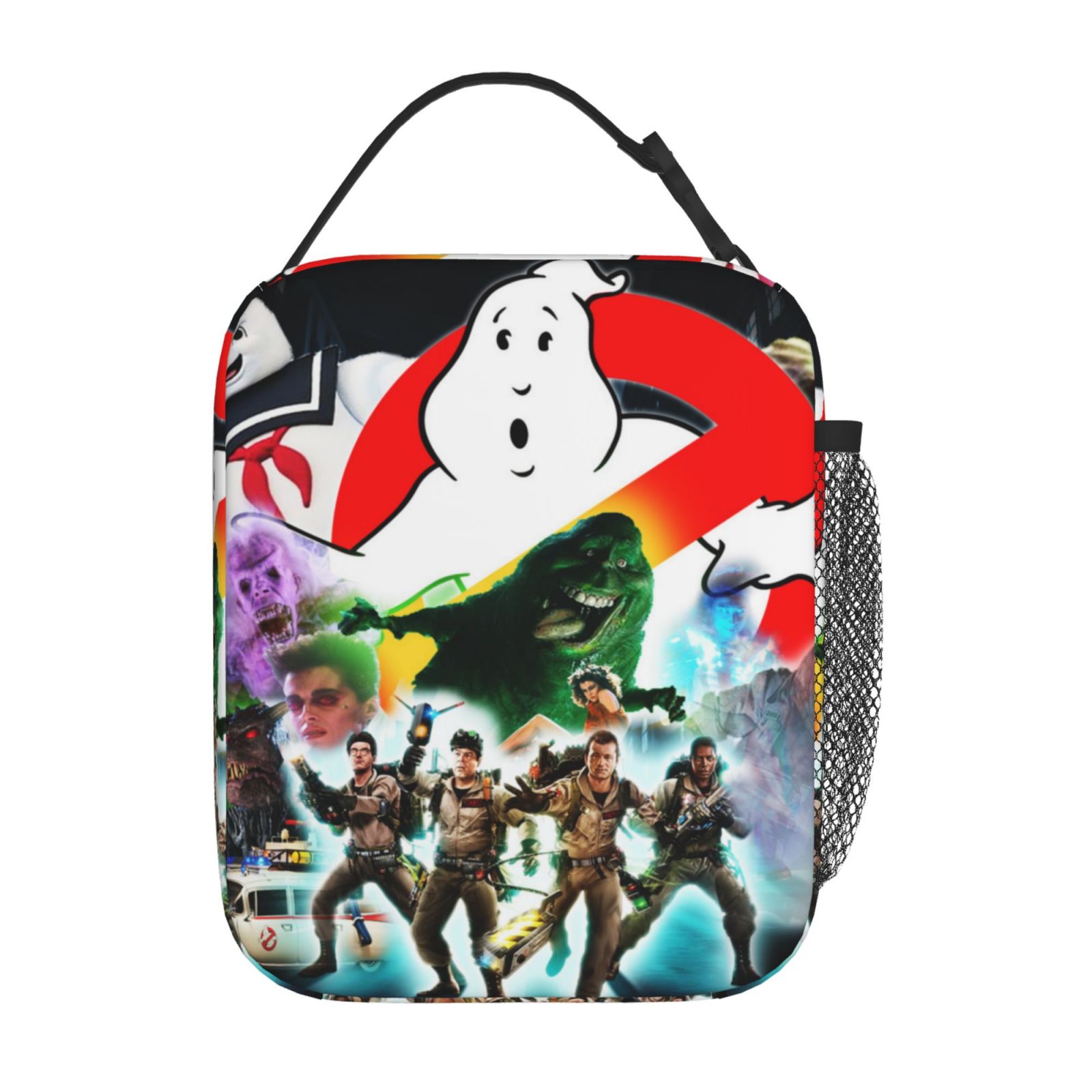 3D Printed Cartoon Ghostbuster Insulated Lunch Bag Office Work Picnic