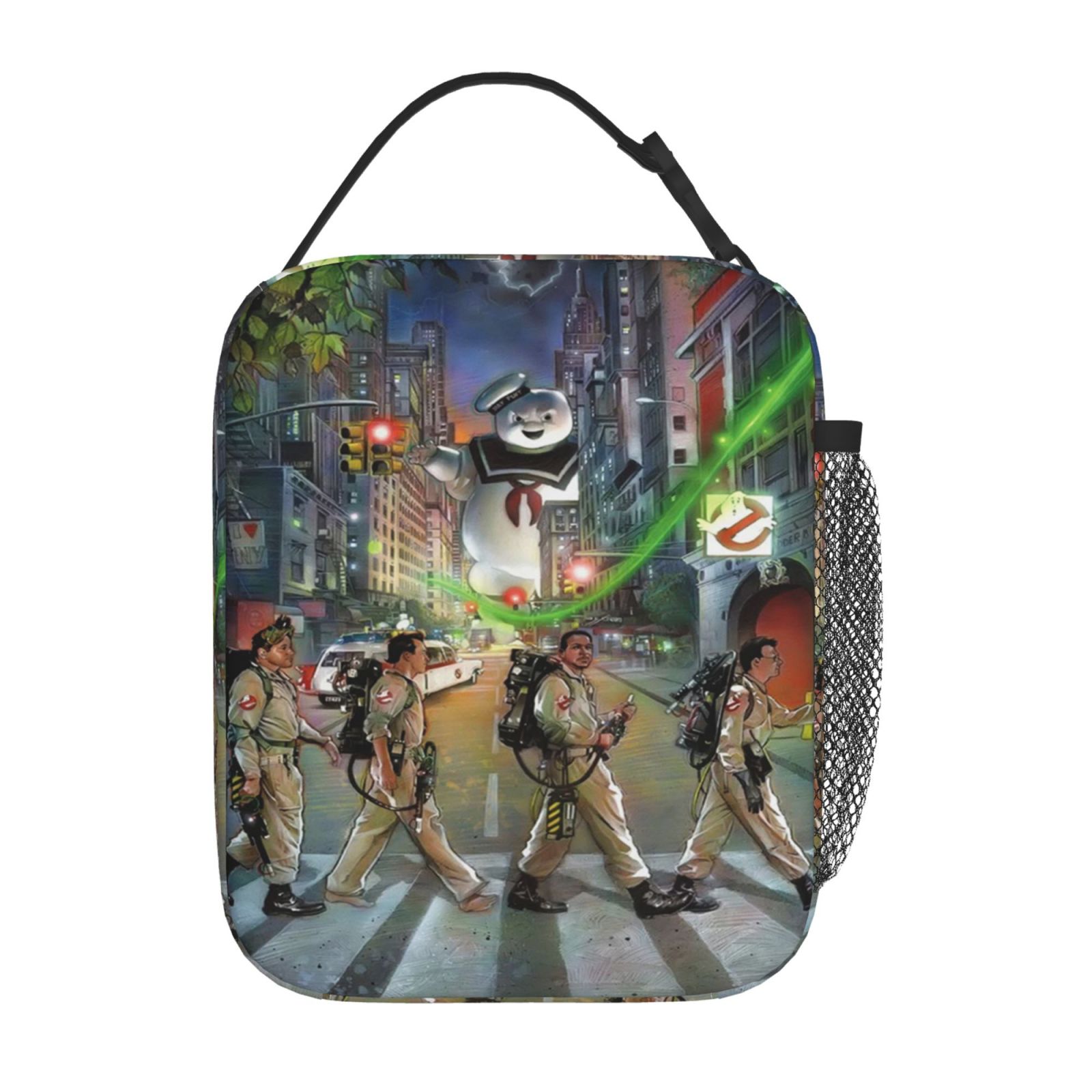 3D Printed Cartoon Ghostbuster Insulated Lunch Bag Office Work Picnic