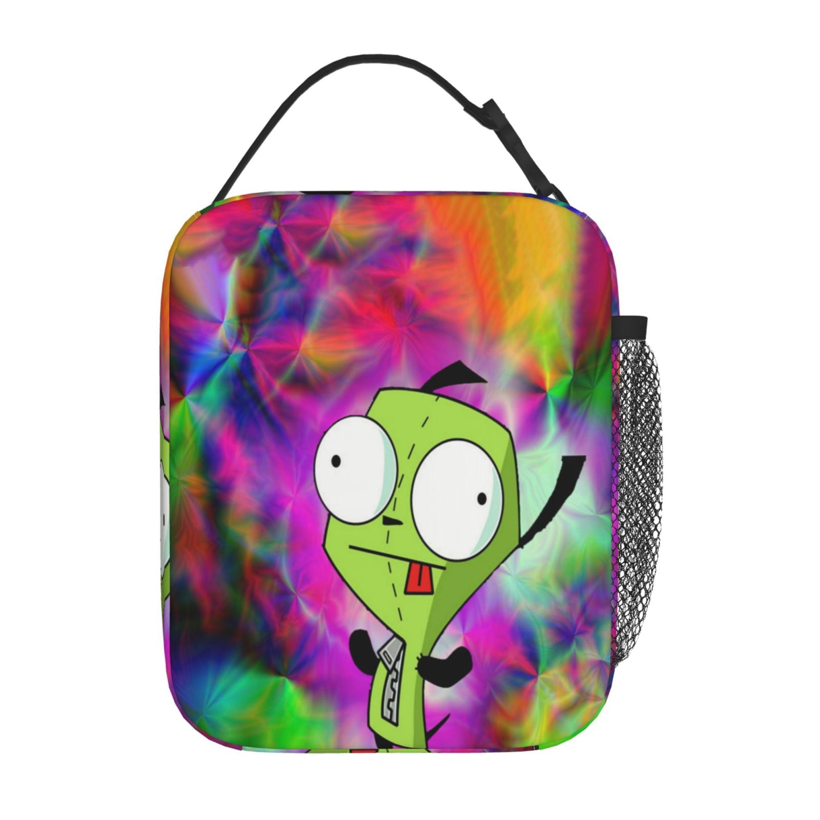 3D Printed Cartoon Invader Zim Insulated Lunch Bag Office Work Picnic