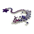 thumbnail image 1 of 3D Printed Cherry Blossom Crystal Dragon, 11.02 Inch Articulated & Magical Movable Dragon Model - Perfect for Display, Collection, and Unique Gift, 1 of 3
