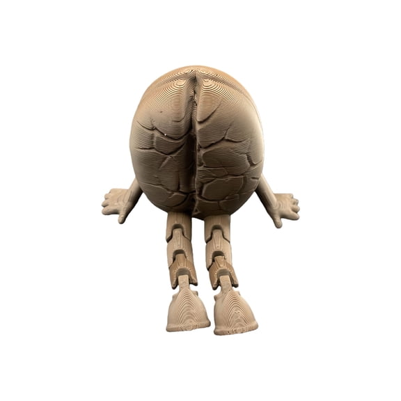 3D Printed Coffee Cup/Bean Figurines with Flexible Articulated Leg 3D Printer Coffee Fidgety Toy Stress Relief