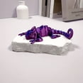 thumbnail image 1 of 3D Printed Color-Changing Chameleon Statue - Self-Adaptive Lizard Figurine with Glowing Eyes, Realistic Scales, No Electricity Needed, Durable Plastic Indoor, 1 of 9