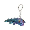 thumbnail image 1 of 3D Printed Cute Alligator Keychain – 3D Eye Design School Bag Pendant, Animal Key Ring Gift for Kids & Teens, Durable Mini Backpack Accessory,Pink, 1 of 2