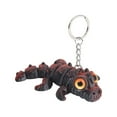 thumbnail image 1 of 3D Printed Cute Alligator Keychain Three-dimensional Keychain Schoolbag Small Pendant Gift Small Ornament Accessory, 1 of 2