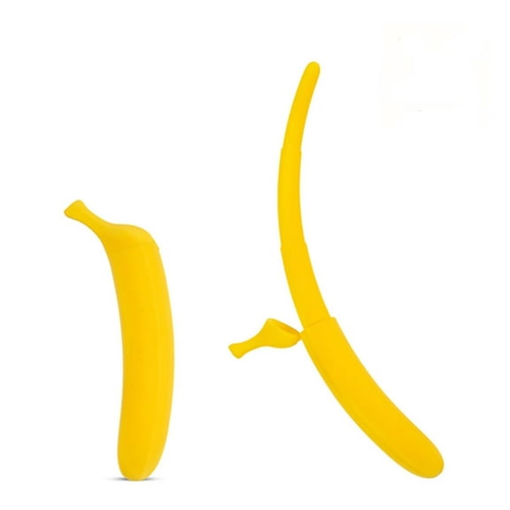 3D Printed Cute Banana Sword, Fun Plastic Extendable Banana Sword Holiday Role-Playing Prop Tool. ( Yellow)
