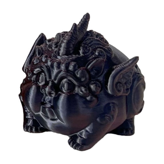 3D Printed Cute Pixiu Wealth Attraction Ornament Desk Decor Tea Pet Home Office Decoration Good Luck Symbol