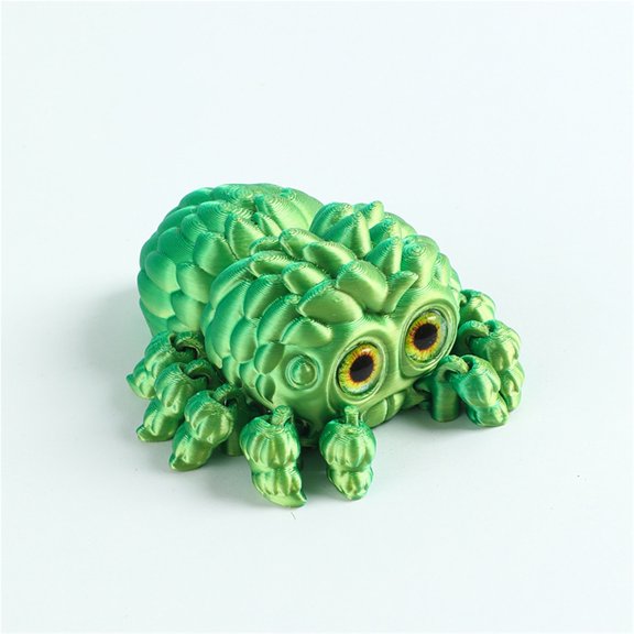 3D Printed Cute Spider Animals Realistic Colorful Spider Figurine Articulated Fidget Spider Lovers Halloween Home Decor