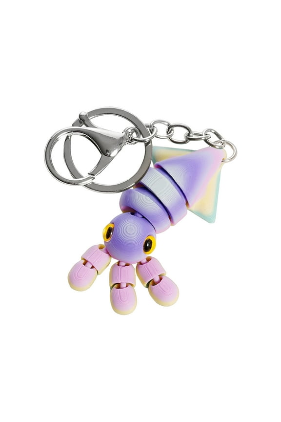 3D Printed Cute Three-dimensional Keychain Schoolbag Small Pendant Gift Small Ornament,Party Favors Birthday Gifts Desk Pets Office Home Decor Blue