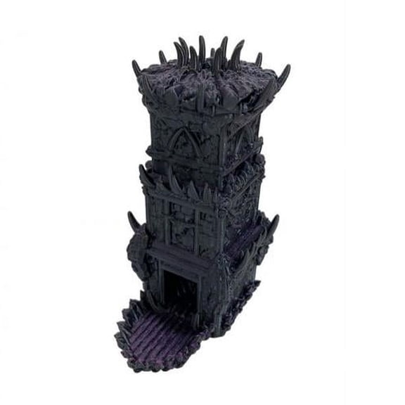 3D Printed Dark Gray Orc Dice Tower Figurine