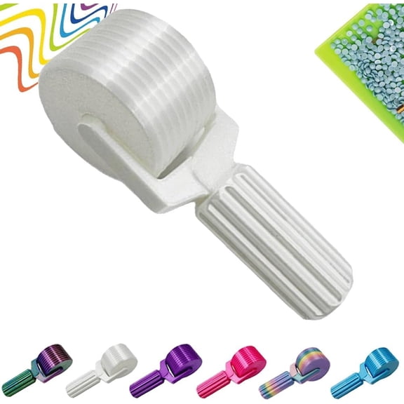 3D Printed Diamond Painting Roller Tool, Handmade DIY Diamond Art Roller Tool, Pressure Diamonds Wheel Fixer for Smooth Pressing, Diamonds Painting Tools Accessories