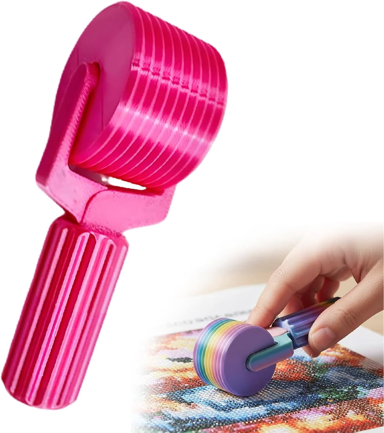 Diamond Studding Machine 3D Printed Diamond Painting Roller Tool, Handmade DIY Diamond-Studding ...
