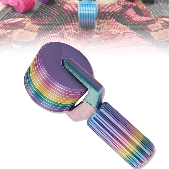 3D Printed Diamond Painting Roller Tool for Crafting,Easy-Grip Hand Roller for Smooth Pressing Rhinestone Embroidery DIY Projects