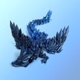 thumbnail image 1 of 3D Printed Dragon,3D Dragon,8 Inch 3D Printed Fidget Dragon,Bigger Fidget Crystal Dragon Toys,3D Printed Articulated Dragon For Home Office Car Desk Decor Toys, 1 of 6