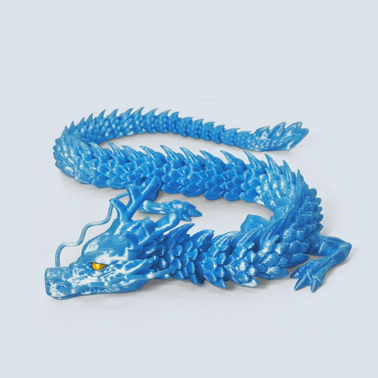 3D Printed Dragon, Articulated Dragon Fidget Toy Posable Flexible Dragon  Toys for Car Decoration and Ornament Figures