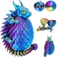 thumbnail image 1 of 3D Printed Dragon Easter Eggs, Cool 3D Printer Articulated Crystal Dragon Toys , Surprise Animals Figurines Fidget Dinosaur Eggs Toys, 1 of 8