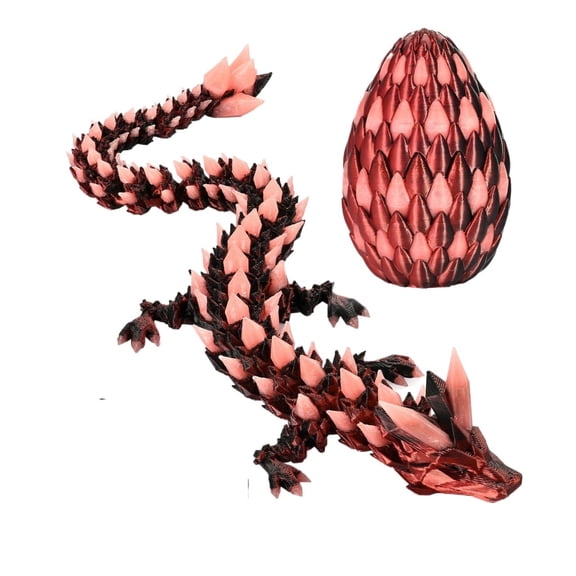3D Printed Dragon Egg And Dragon Glow In The Dark,3D Printing For Stress Relief Figurines Fidget For Boys