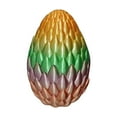 thumbnail image 1 of 3D-Printed Dragon Egg Decoration Box, Dragon Scale Display Case Ornament with Realistic Texture, Aquarium Ornament & Desk Showpiece for Home Decor (D), 1 of 5