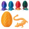 thumbnail image 1 of 3D Printed Dragon Egg, Explore Enchanting Dragon Egg Fidget Toy Surprise and More for Endless Fidget Fun, 1 of 5