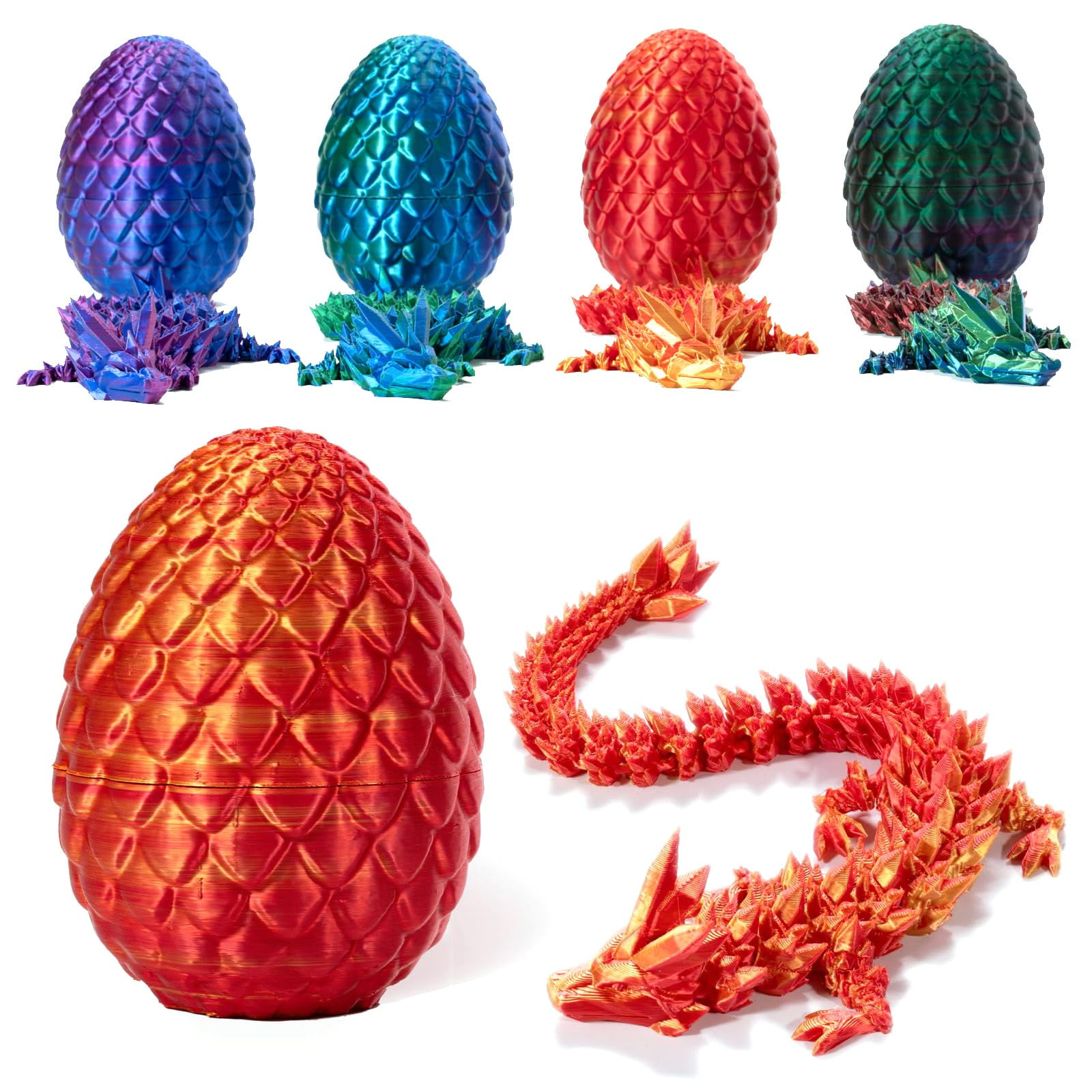 3D Printed Dragon Egg, Explore Enchanting Dragon Egg Fidget Toy ...