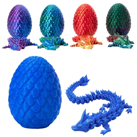 3D Printed Dragon Egg, Explore Enchanting Dragon Egg Fidget Toy Surprise and More for Endless Fidget Fun