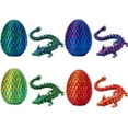 3D Printed Dragon Egg, Mystery Crystal Dragon Egg Fidget Toys Surprise
