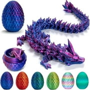 Safeydaddy 3D Printed Mystery Crystal Dragon Egg with Dragon Inside