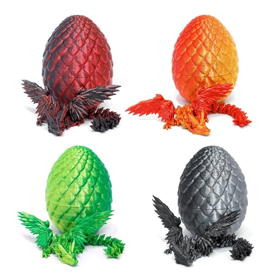 3D Printed Dragon Egg - Small Scale desktop decoration