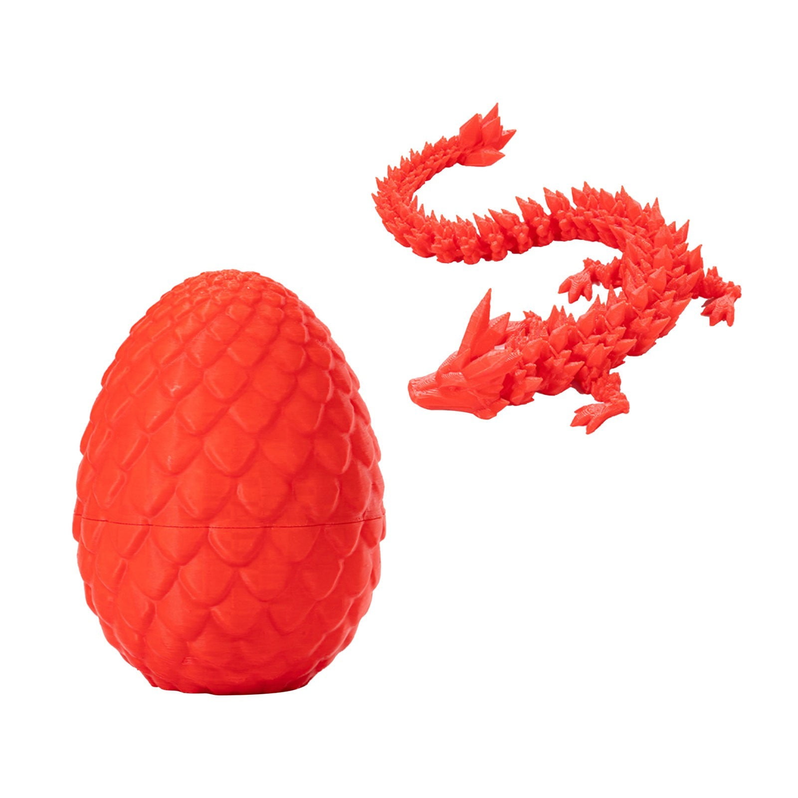 3D Printed Chinese Dragon Statue - 12 Inch Desk Decor, Fidget Toy For Adults, Office & Home Decor Gift (11.8 Inch)