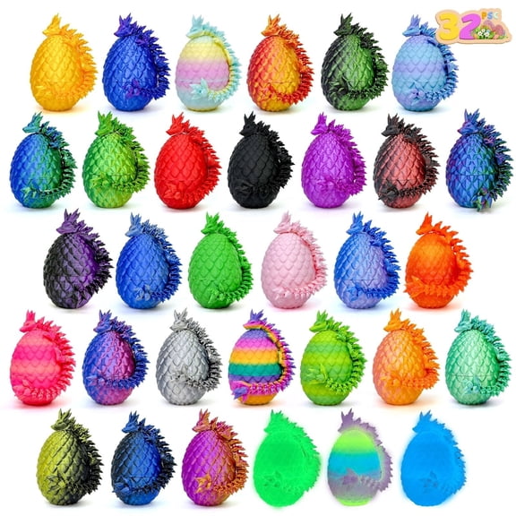 3D Printed Dragon Eggs Desktop Decoration