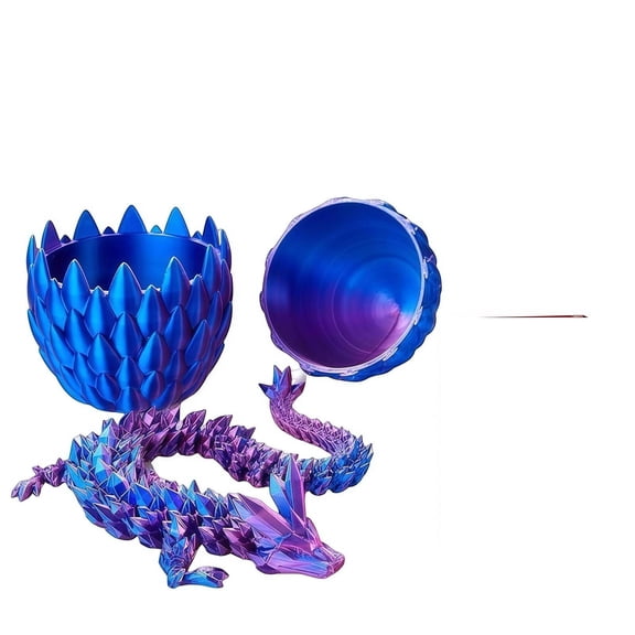 3D Printed Dragon Eggs Fidget ,Mystery Crystal Egg for Easter Basket Stuffers, & Decor Essentials & Collectors