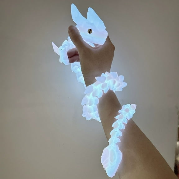 3D Printed Dragon Fidget Flexible Joints, Executive Desk Home Office Decor Gifts