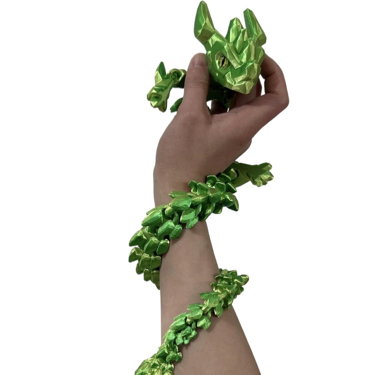 3D Printed Dragon Fidget Flexible Joints, Executive Desk Home Office Decor Gifts