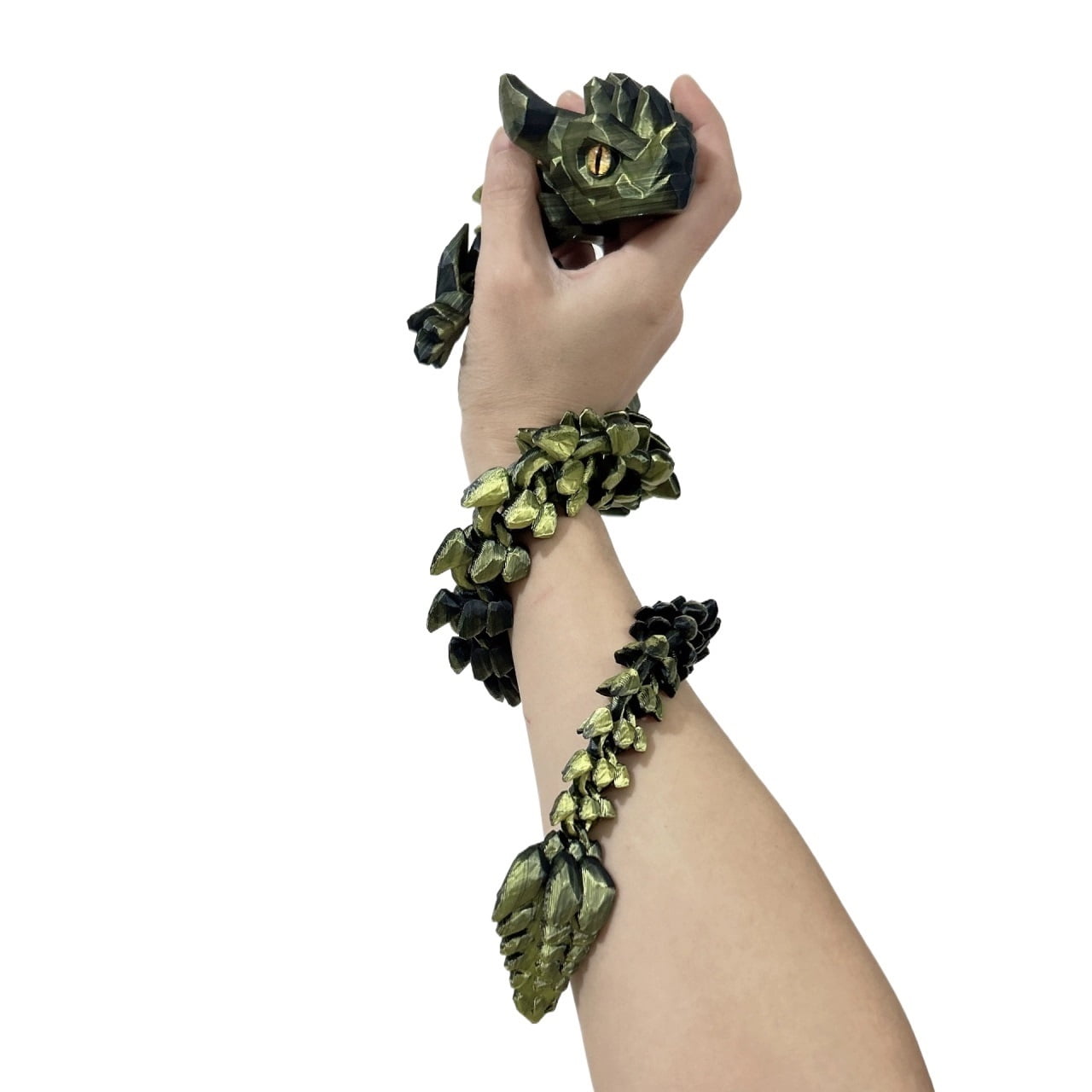3D Printed Dragon Fidget Flexible Joints, Executive Desk Home Office Decor Gifts