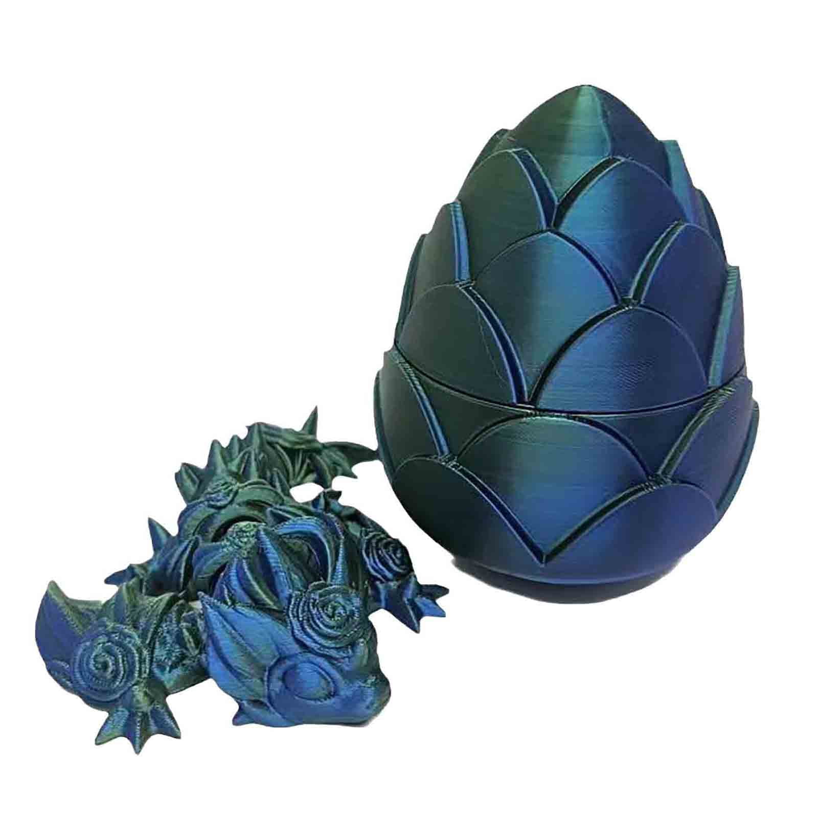 Drago di cristallo stampato in 3D: decorazione da scrivania