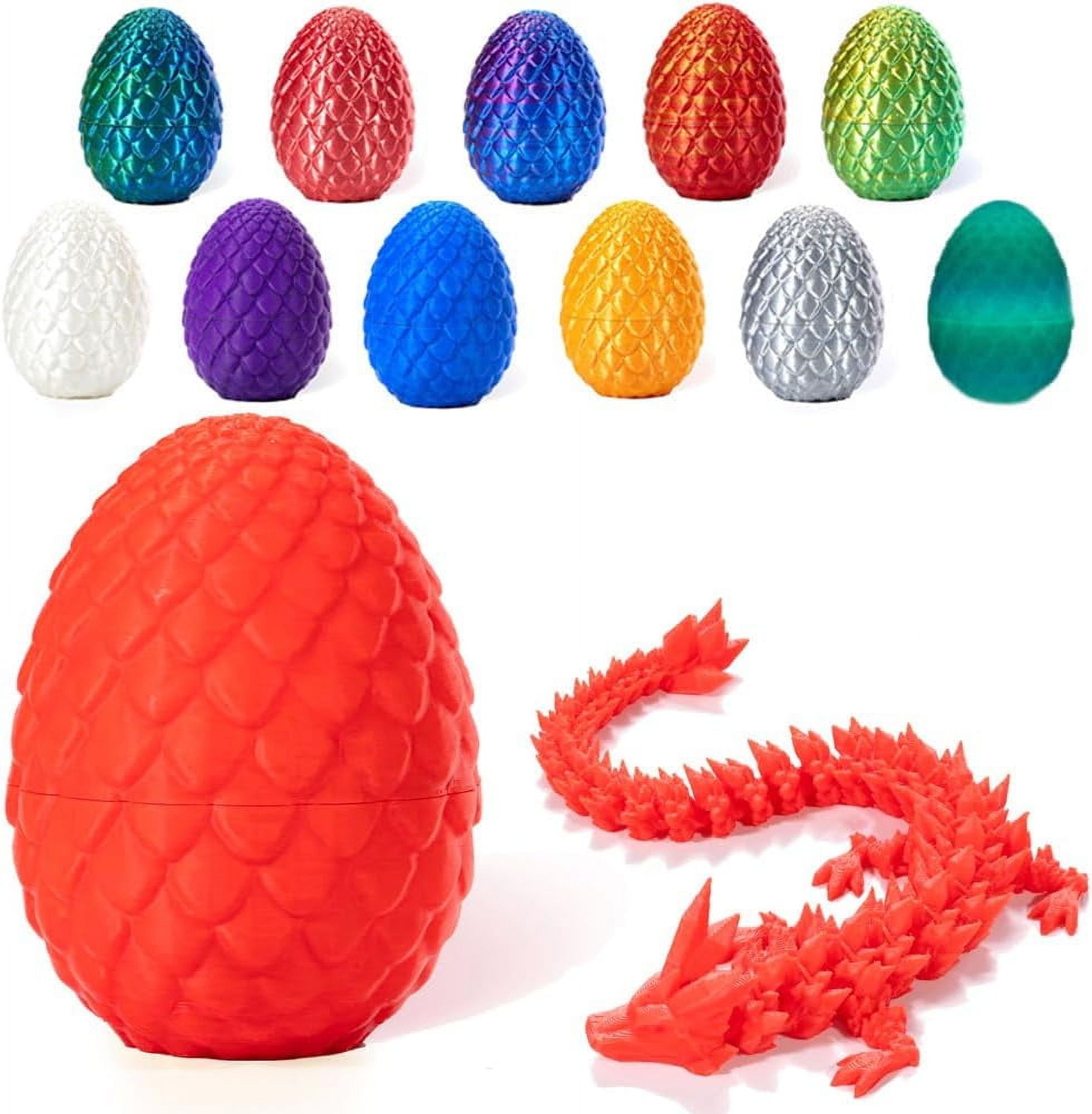 3D Printed Dragon，Full Articulated Dragon Crystal Dragon with Dragon