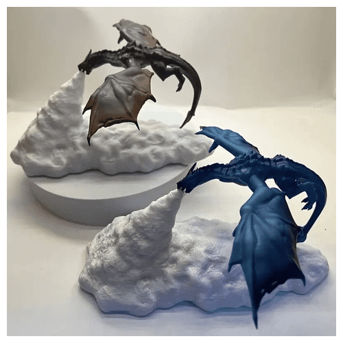 3D Printed Dragon Lamp