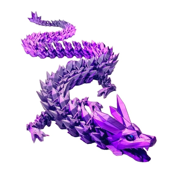 3D Printed Dragon,Large Cool Large Crystal Animals Desktop Decoration