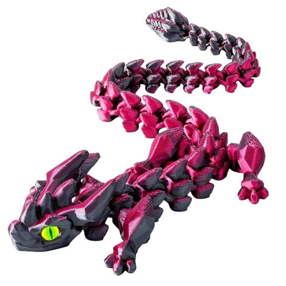 3D Printed Dragon Large, Desktop Decoration