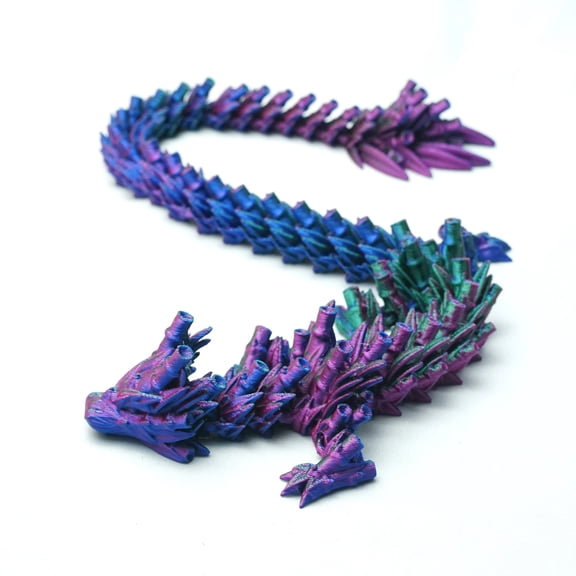 3D Printed Dragon Models,Flexible Joint Animal Figurines,Fidget Restlessness,Surprise Fantasy Gifts