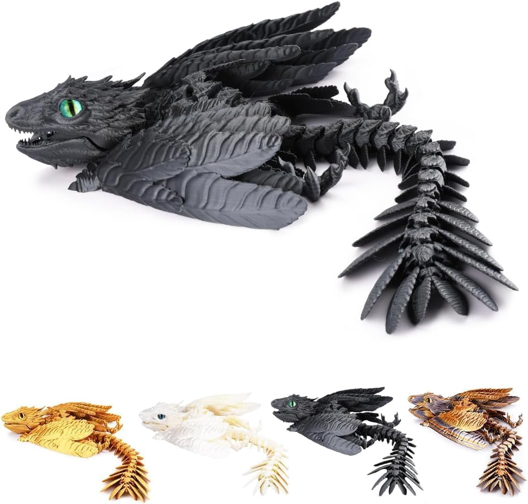 Giocattoli Dinamici Di Fidget Del Drago Stampato In 3D Per Adulti Articolato 3d Colore Casuale 89058528