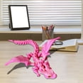 thumbnail image 1 of 3D Printed Dragon with Wings - Multi-Jointed Movable Simulation Model Gift for Kids & Adult, Desktop Pet Decor, 1 of 5