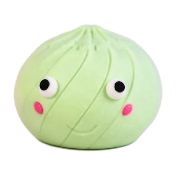 3D Printed Dumpling Fidget Toy Stress Relief Dim Sum Bao Collectible Desktop Figurine Sensory Toy for Office and School