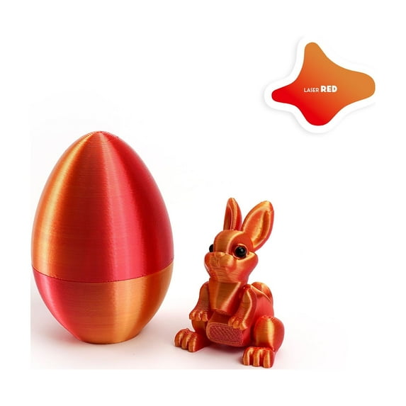 3D Printed Easter Bunny Egg Set, Articulated Bunny Inside Eggs, Flexible 3D Printing Rabbit Egg Figurines, Novelty Easter Surprise Décor, Collectible Spring Ornament, Creative Easter Gift Ideas
