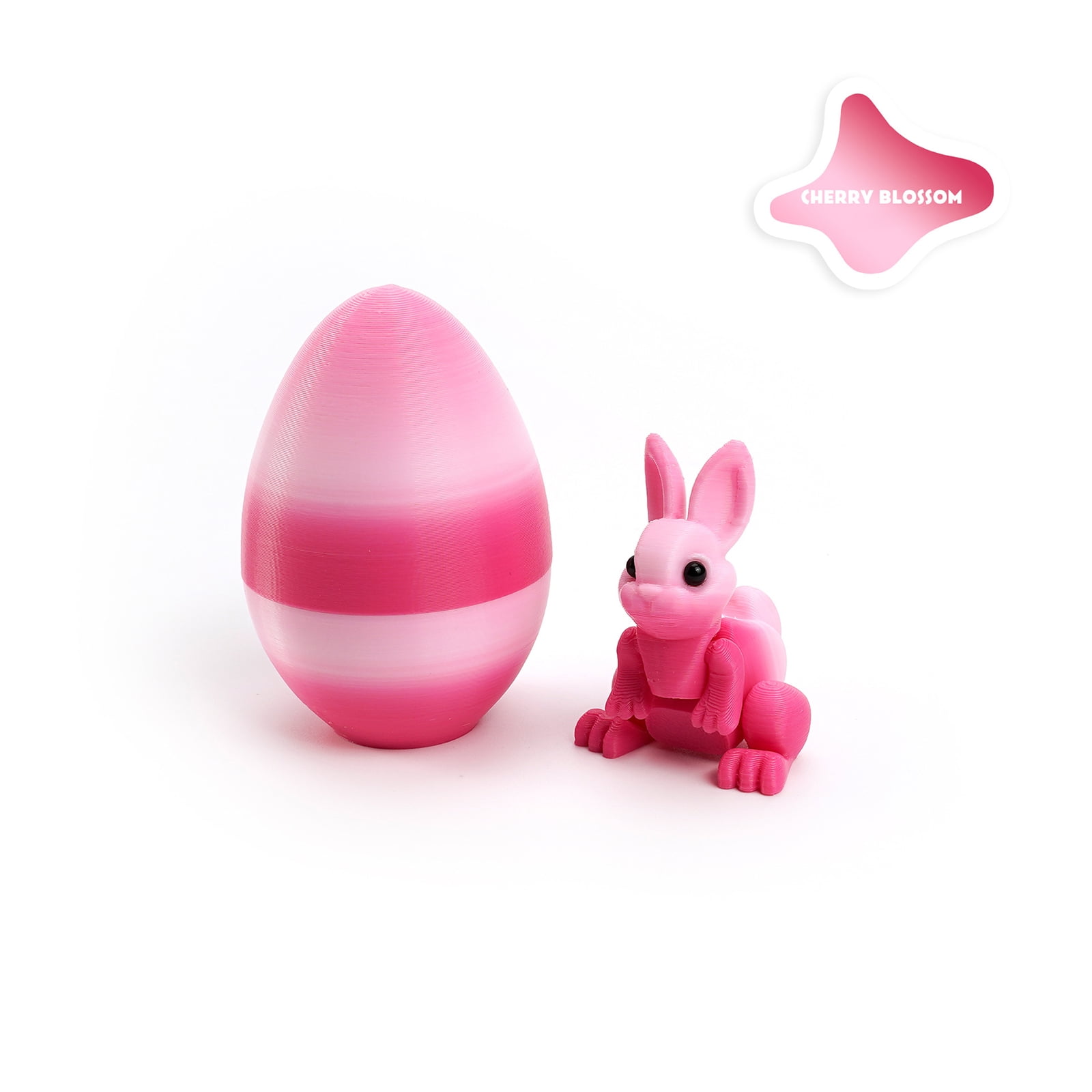 3D Printed Egg Ornaments, Rabbit Shape Easter Craft Kit, PLA ...