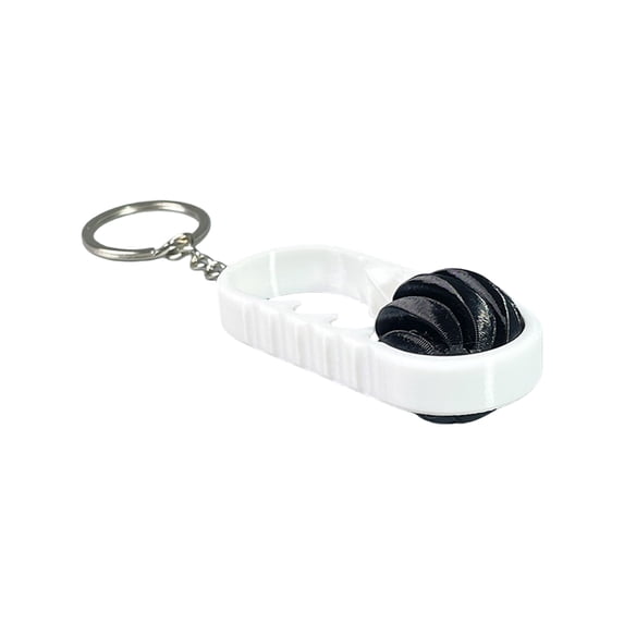 3D Printed Fidget Keychain Toy, 3D Printed Squeeze Keychain For S & Teens, Stress Relief Keyring Toy, Keychain Fidget Toy For Relaxation, Portable Keychain Fidget Tool