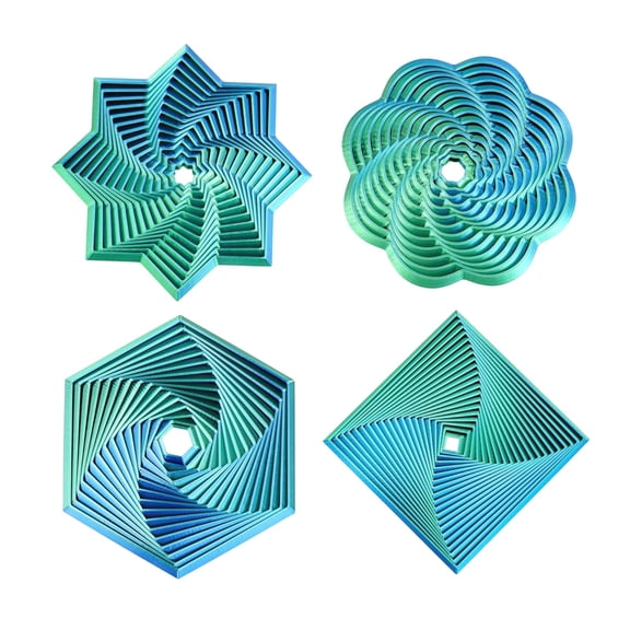 3D Printed Fidgets, Sensory Fidget Toys, Fidget Toy Pack, Tactile Sensory Toys, Anxiety Relief Toys, Office Desk Decor, Classroom Fidgets, 3D Flower Wall Decor, 4 Set