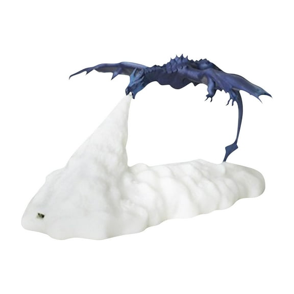 3D Printed Fire Dragon Led Night Light – Exotic Electronic Creative Ornament, Unique Gift for Gamers Dragon Lovers, Portable Warm Ambient Lighting for Gaming Room Bedroom