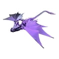 thumbnail image 1 of 3D Printed Flexible Movable Winged Crystal Dragon Figurine, Animal Model Toy for Home Desktop Decoration Collectible Display,G, 1 of 2