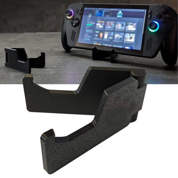 3D Printed Foldable Stand for ROG XBOX Ally X Portable Holder Travel Collapsible Support Triangle Bracket for Desk & Bedside Use